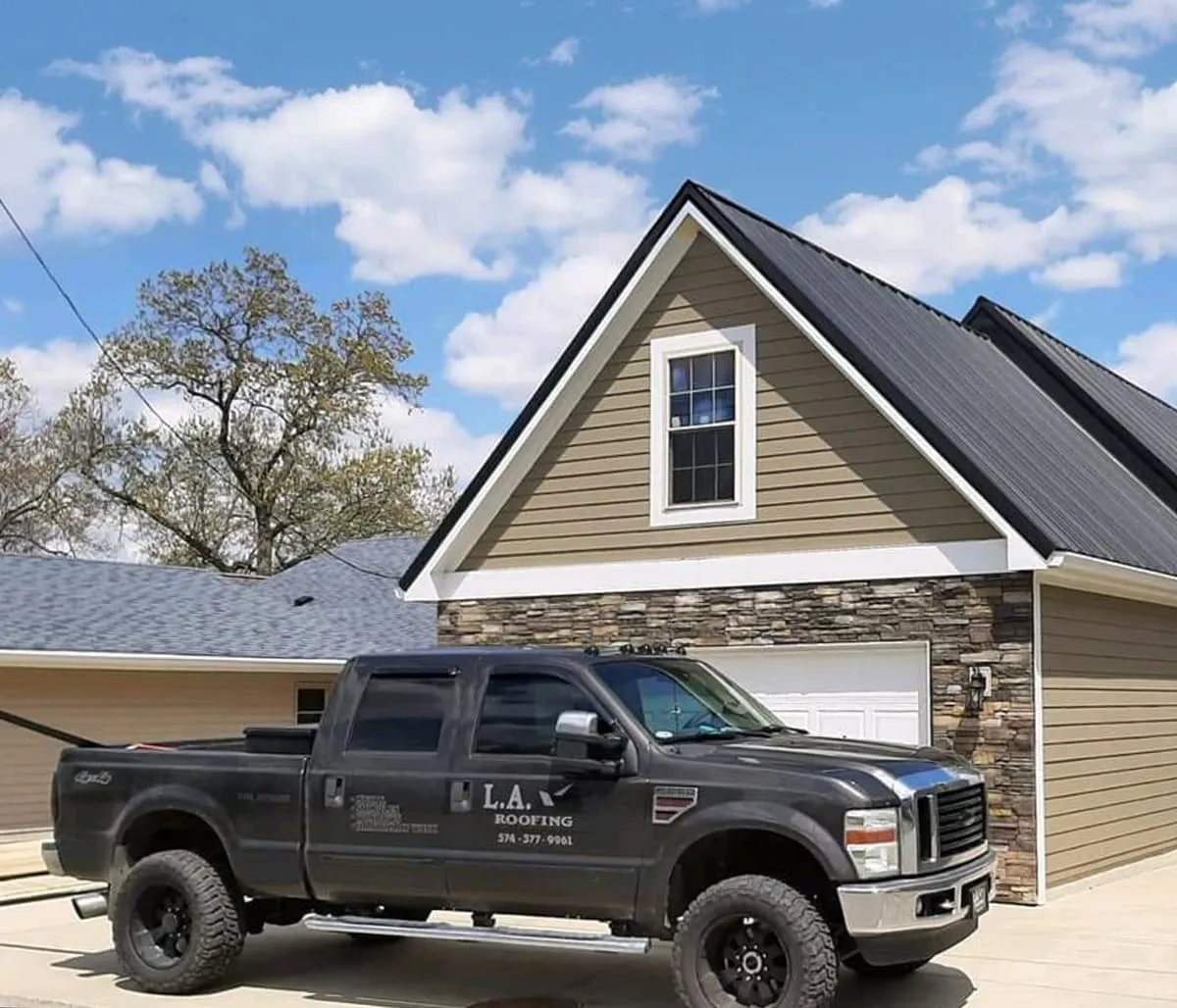 A completed L.A. Roofing home with a new roof